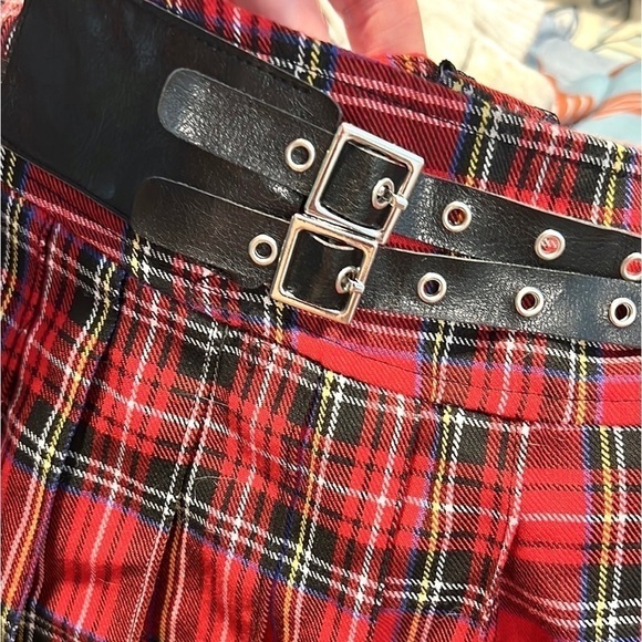 ❤️Royal Bones,Daang by Tripp NYC Red Plaid, Hardware in Perfect Condition! CUTE - Picture 3 of 15